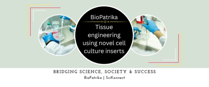 Tissue engineering using novel cell culture inserts