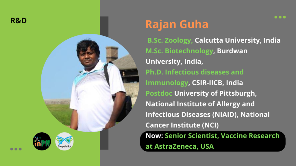 Rajan Guha | PhD | Biotech | Immunology | Vaccine Research | Scientist | Biopharma