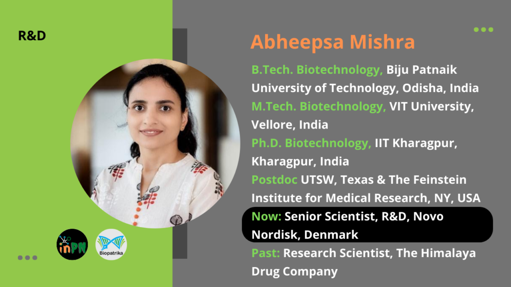 Abheepsa Mishra | PhD | R&D | Scientist | Kidney disease | Biotechnology | Denmark