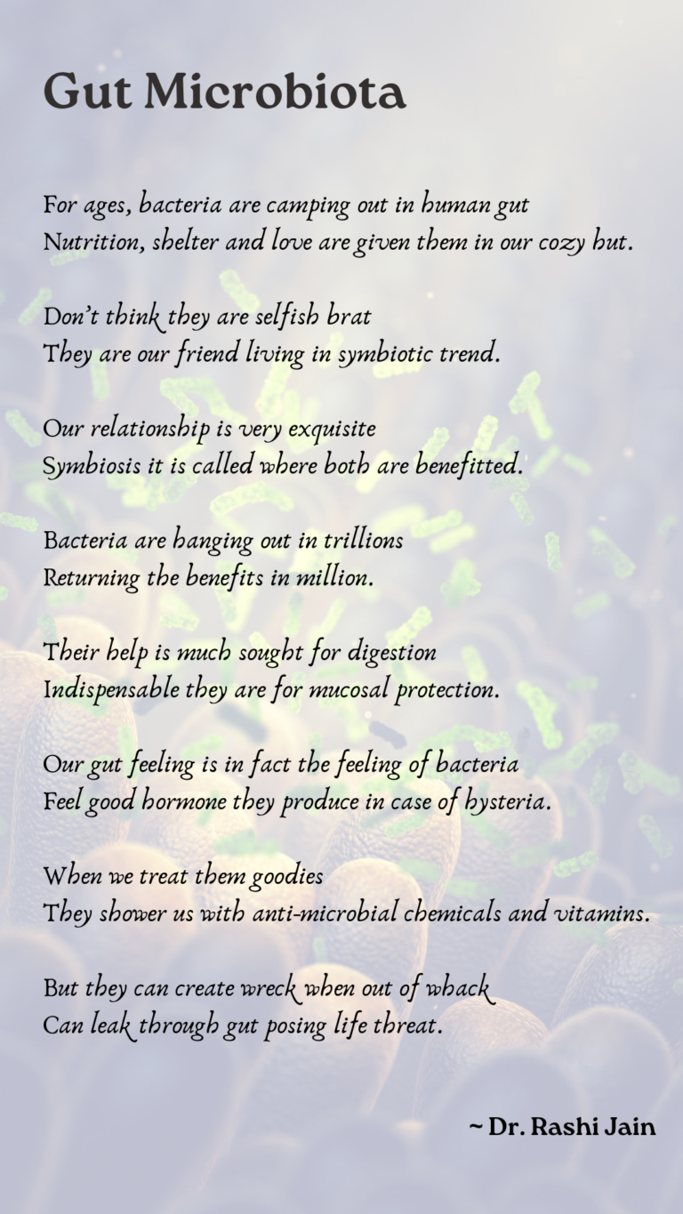 Gut Microbiota | Poem by Dr. Rashi Jain