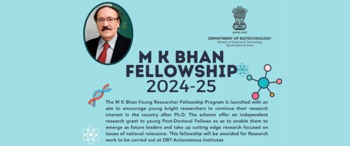 Applications open for MK Bhan Fellowship 2025