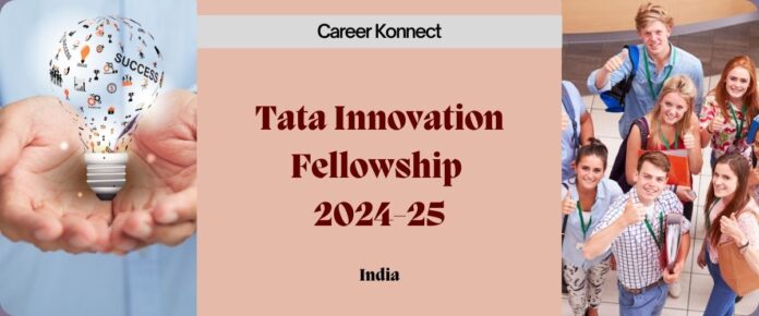 Call for Applications: Tata Innovation Fellowship 2024-25