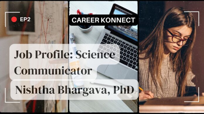 Career as Science Communicator | Nishtha Bhargava | PhD
