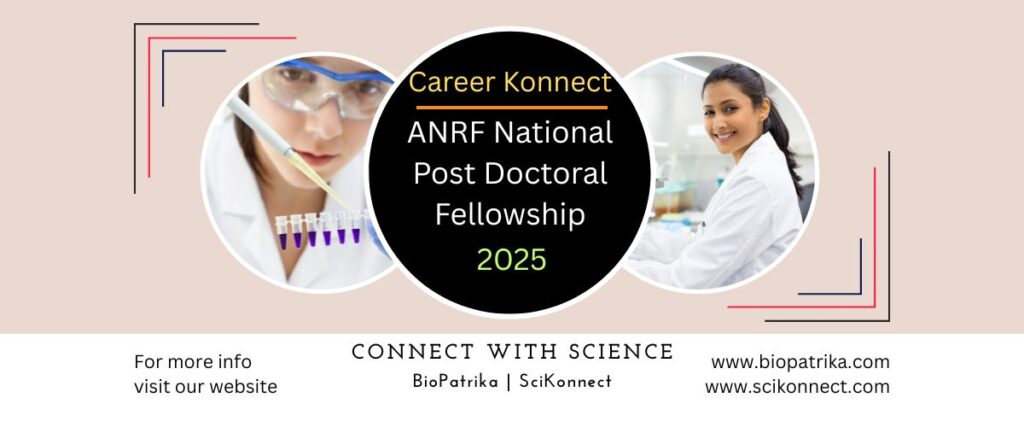 ANRF National Post Doctoral Fellowship (N-PDF) 2025 | BioPatrika