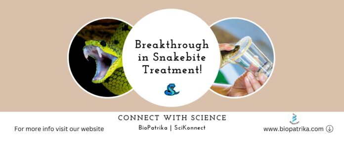 Breakthrough in Snakebite Treatment!