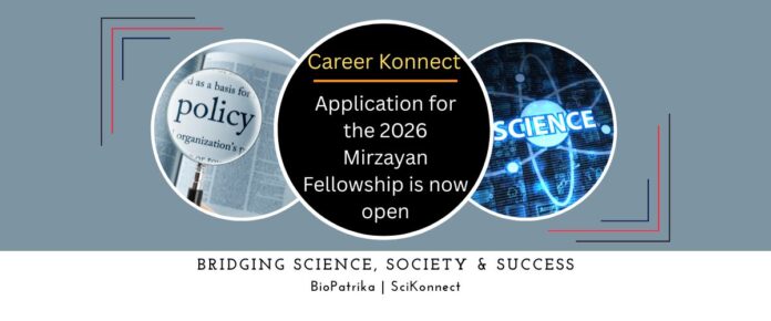 Application for the 2026 Mirzayan Fellowship is now open
