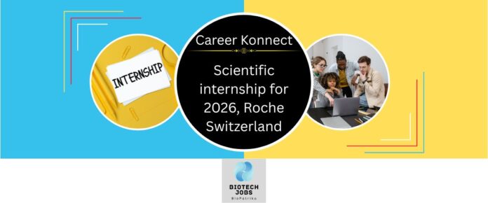 Scientific internship for 2026, Roche Switzerland