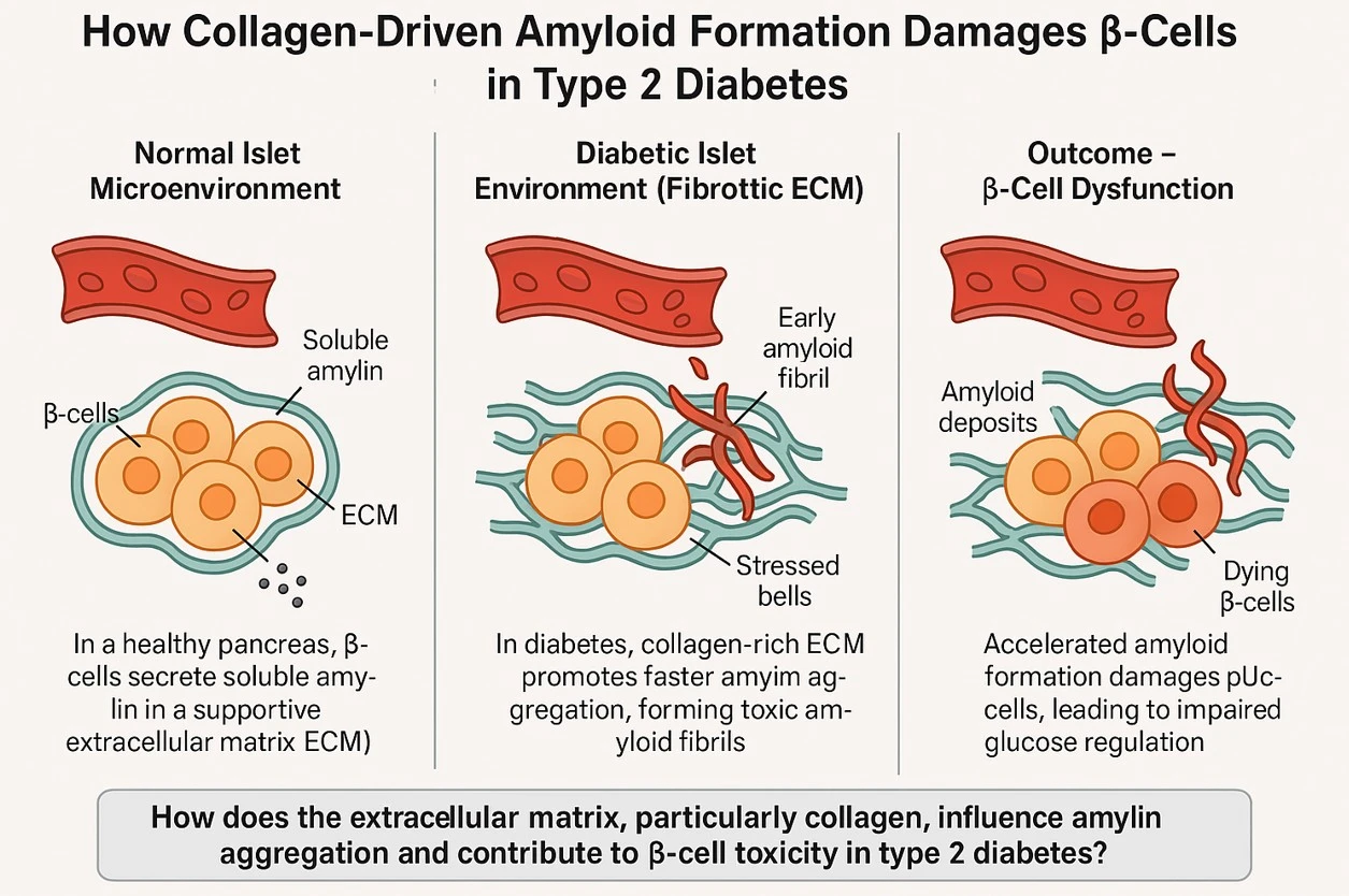Sticking to Trouble Tissue Scaffolds Accelerate Amyloidogenesis and Disrupt Glucose Homeostasis