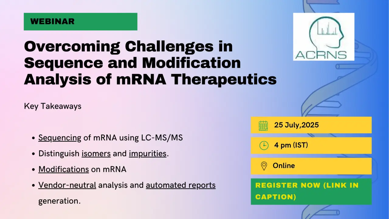 Webinar Overcoming Challenges in Analysis of mRNA Therapeutics