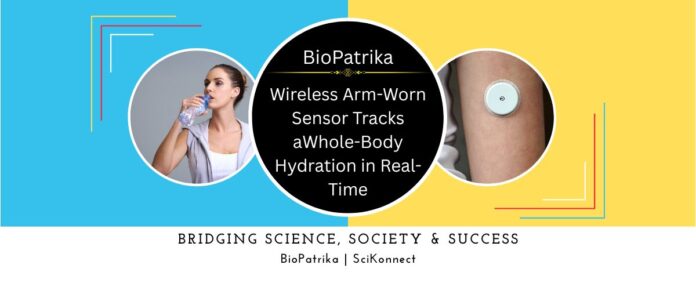 Wireless Arm-Worn Sensor Tracks Whole-Body Hydration in Real-Time