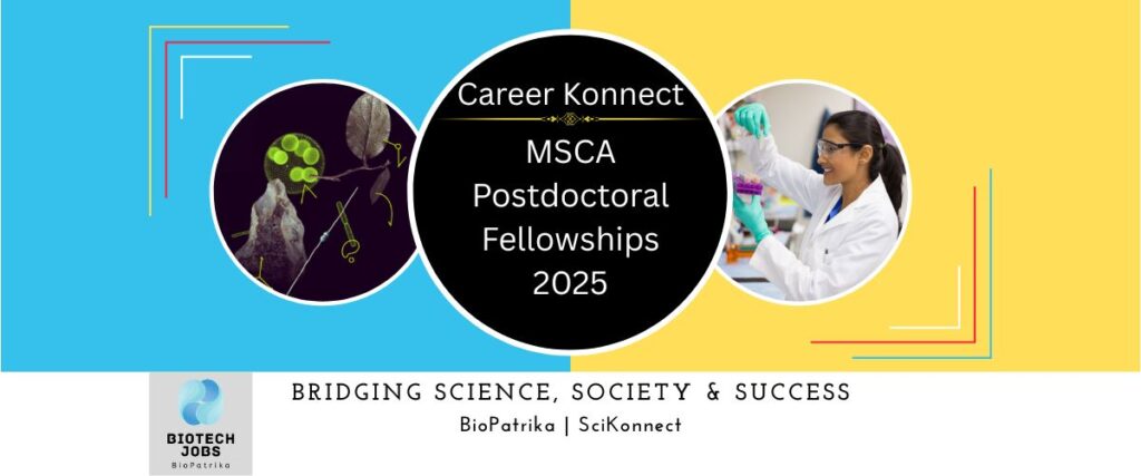 Applications open: MSCA Postdoctoral Fellowships 2025 | BioPatrika