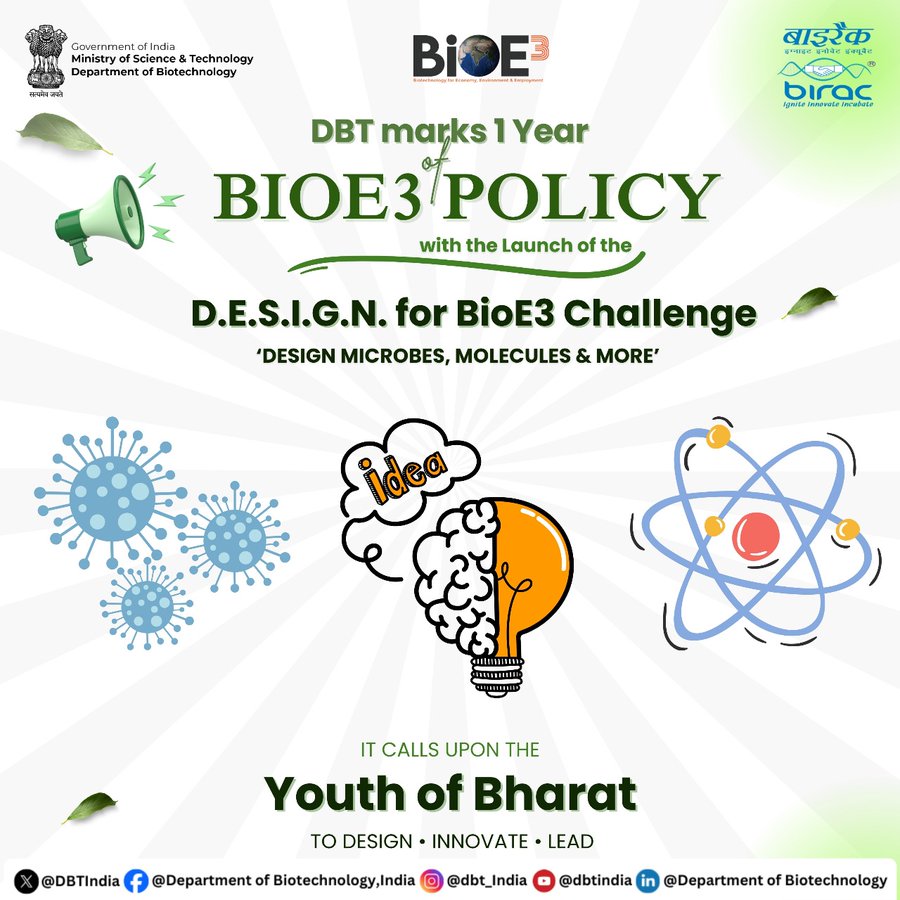 BioE3 Challenge Design Microbes, Molecules & More