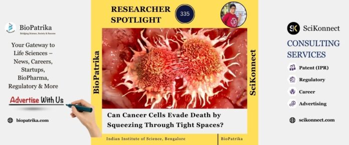 Can Cancer Cells Evade Death by Squeezing Through Tight Spaces