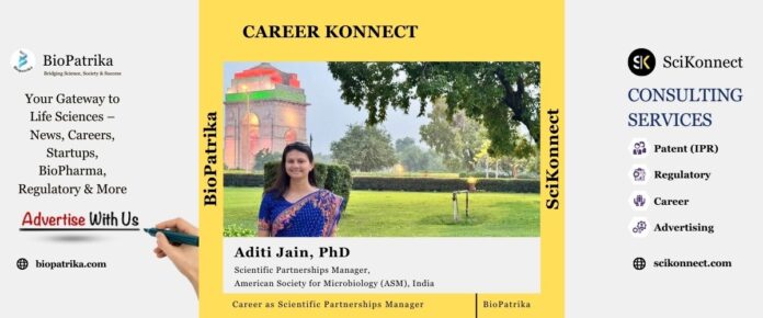 Career as Scientific Partnerships Manager Aditi Jain, PhD