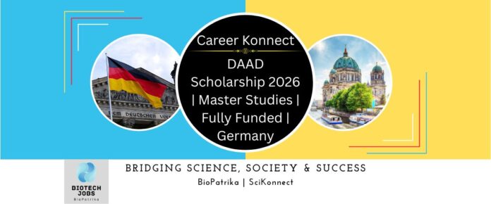 DAAD Scholarship 2026 Master Studies Fully Funded Germany