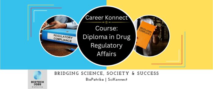 Online Course Diploma in Drug Regulatory Affairs