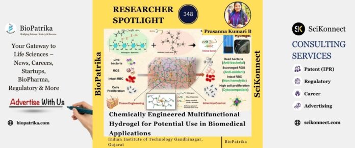 Chemically Engineered Multifunctional Hydrogel for Potential Use in Biomedical Applications 