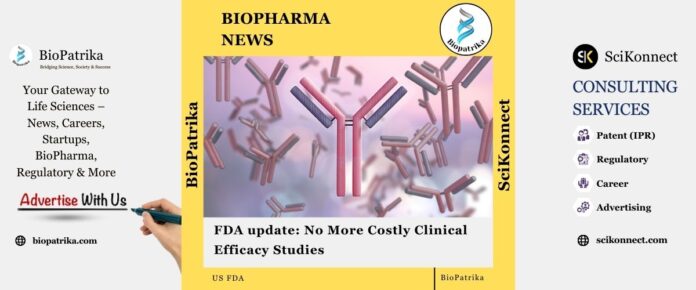 FDA update No More Costly Clinical Efficacy Studies