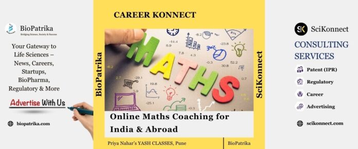 Online Maths Coaching for India & Abroad Priya Nahar’s YASH CLASSES, Pune