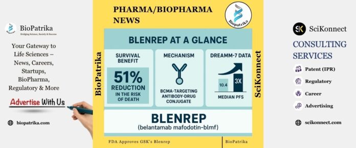 FDA Approves GSK’s Blenrep for RelapsedRefractory Multiple Myeloma