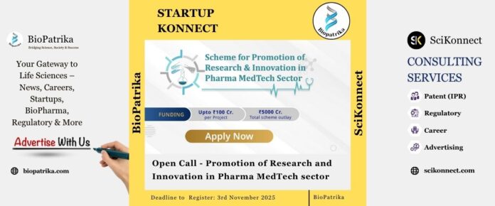 Open Call - Promotion of Research and Innovation in Pharma MedTech sector (PRIP)