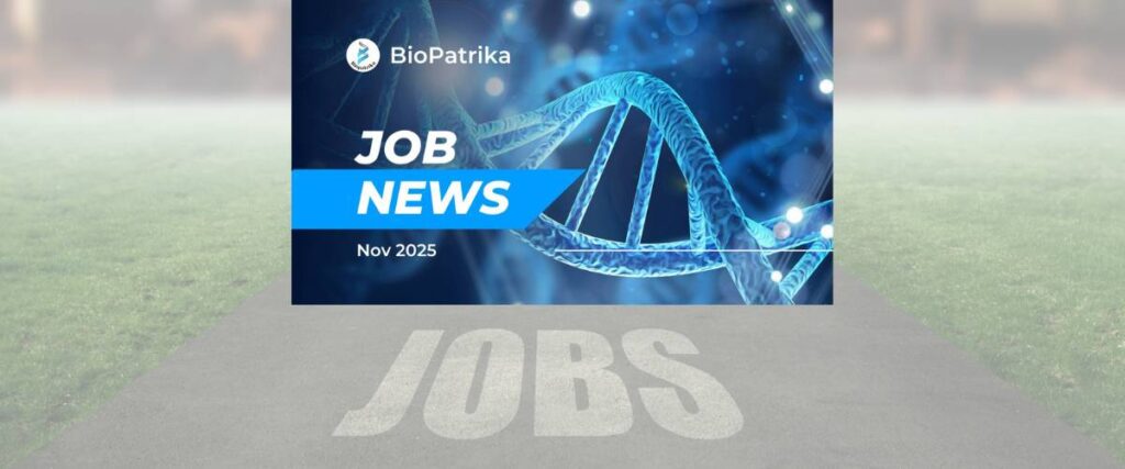 BioPatrika Jobs Weekly Digest (Nov 11–17, 2025)
