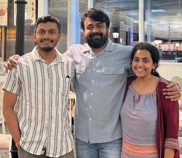 From left to right - Vignesh Olakkal, Dwaipayan Chakrabarty, Madhumitha Balakrishnan