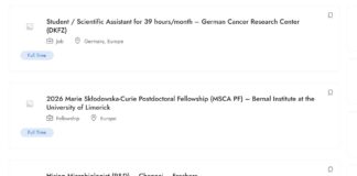 Latest Research Jobs, PhD & Fellowship Opportunities March 21 2026 | BioPatrika Latest Research Jobs, PhD & Fellowship Opportunities March 21 2026 BioPatrika