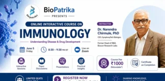 Online Interactive Course on Immunology Starts form June 2026 Register Today
