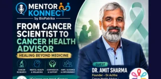 From Cancer Scientist to Cancer Health Advisor | Dr. Amit Sharma From Cancer Scientist to Cancer Health Advisor Dr. Amit Sharma