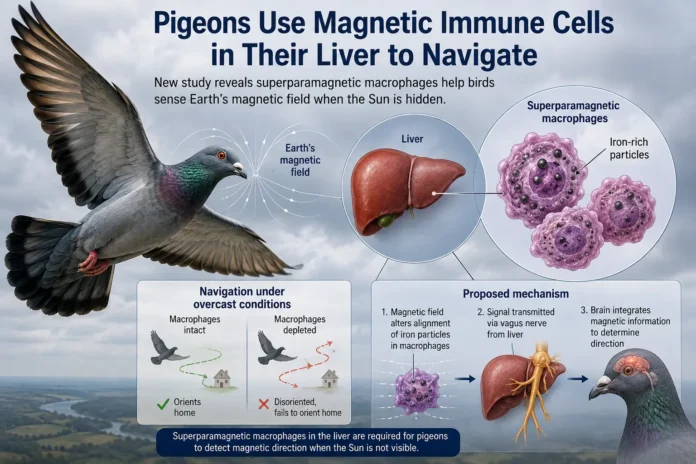 Homing Pigeons Use Magnetic Immune Cells to Navigate, Study Finds