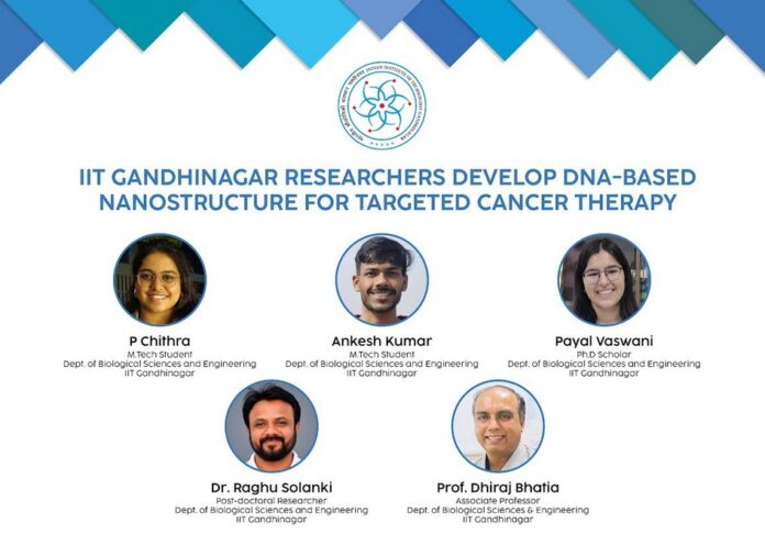 IIT Gandhinagar Develops DNA Nanostructure for Targeted Cancer Therapy