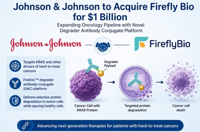 Johnson & Johnson Acquires Firefly Bio for $1 Billion to Advance KRAS Cancer Therapies