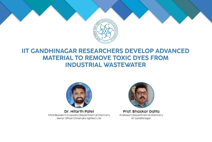 Super Sponge Hydrogel Removes Toxic Dyes from Industrial Wastewater IIT Gandhinagar