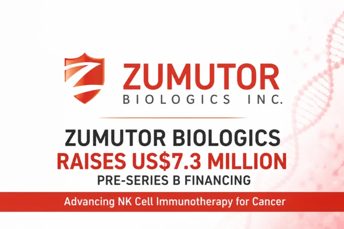 Zumutor Biologics Raises $7.3 Million to Advance NK Cell Cancer Therapy