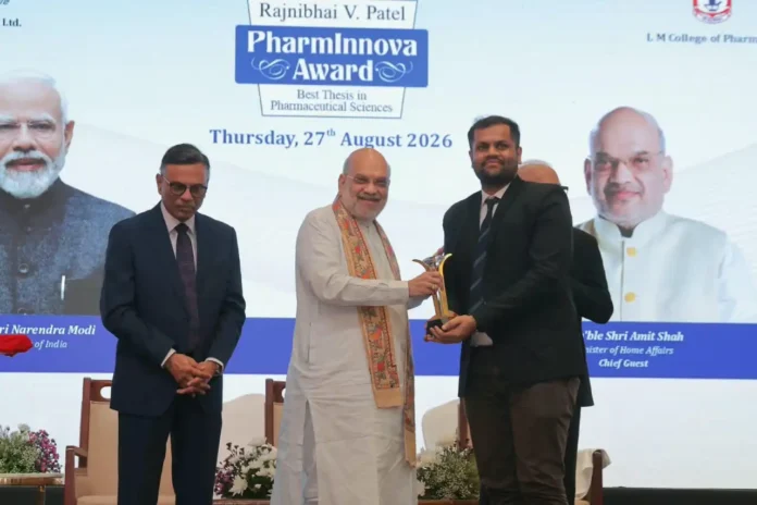Chirag Gala Wins Pharm Innova Best Thesis Award in Pharmaceutical Sciences